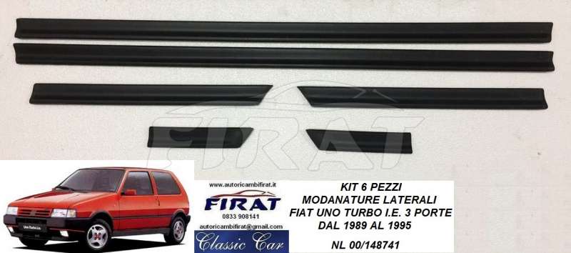 MODANATURA FIAT UNO TURBO IE 3 PORTE 89 - 95